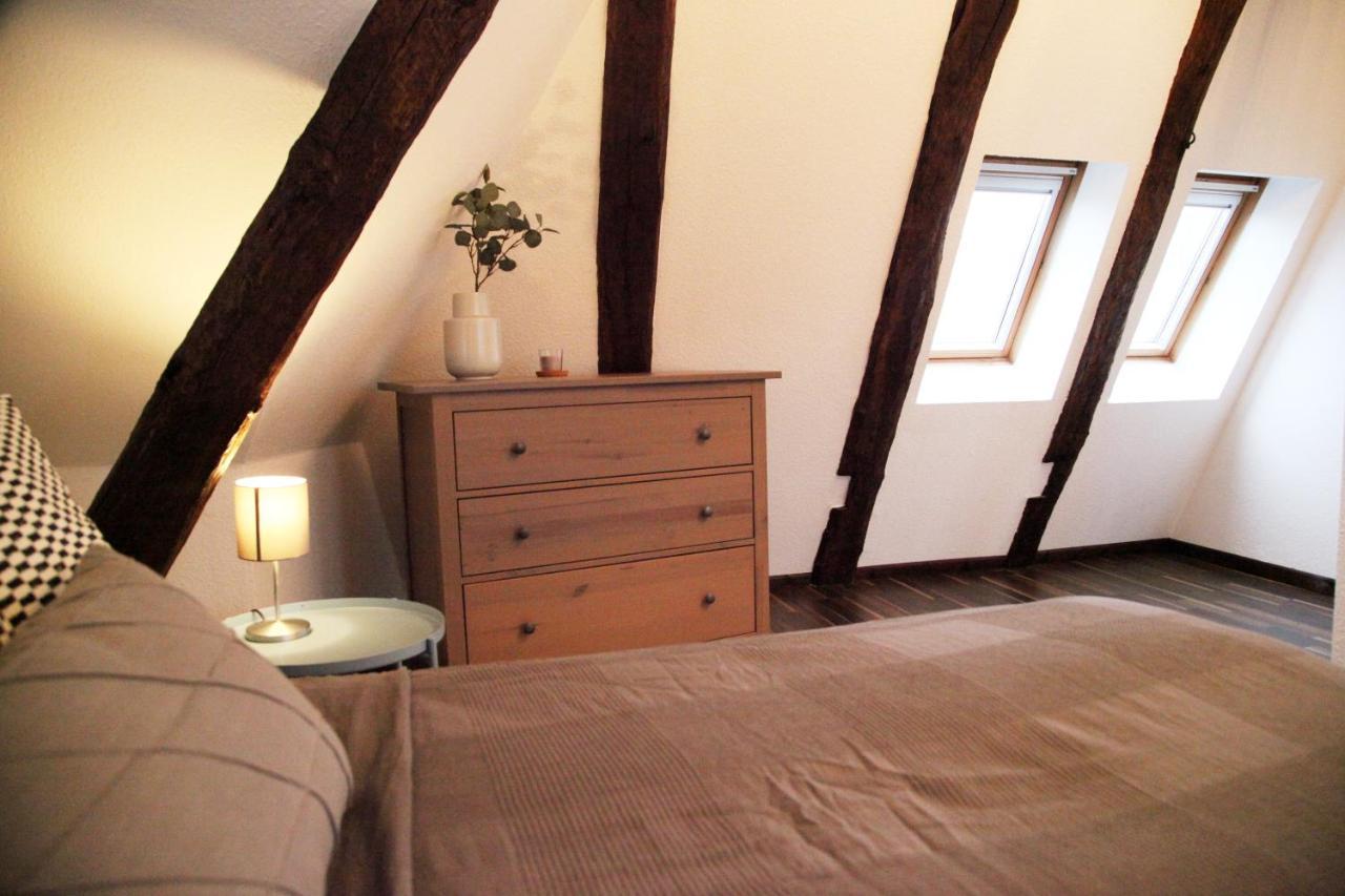 Wunderschoene Dachgeschoss - Maisonette Rostock Dış mekan fotoğraf
